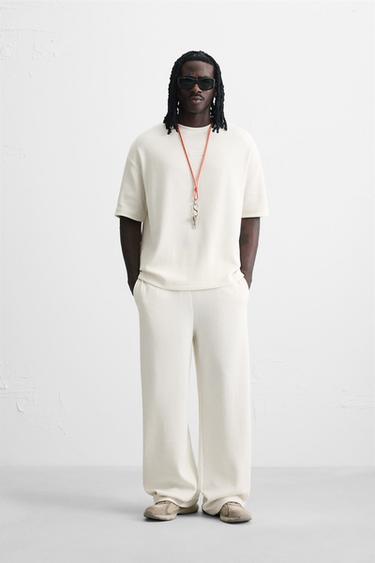 Zara Брюки-джоггеры с вертикальной текстурой