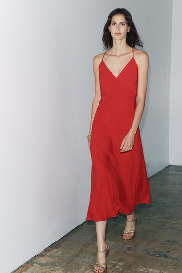 Zara Платье-комбинация — ZW COLLECTION купить с доставкой.
