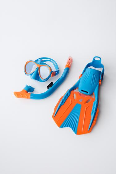 Zara Набор для сноркелинга и ласты ZARA X BODY GLOVE © купить с доставкой.
