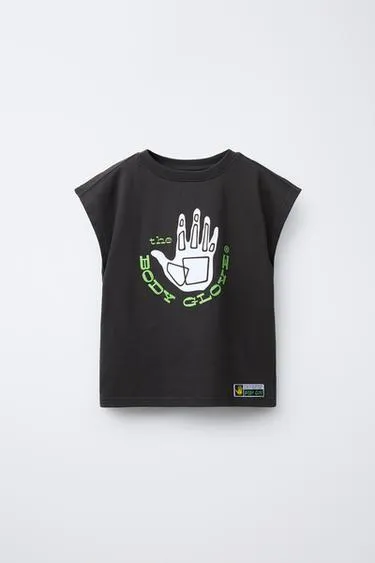 Футболка из ткани в рубчик ZARA X BODY GLOVE ®