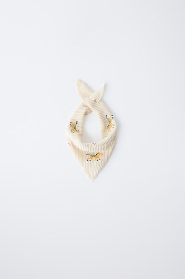 Zara Вязаная бандана с деталями, выполненными крестиком купить с доставкой.