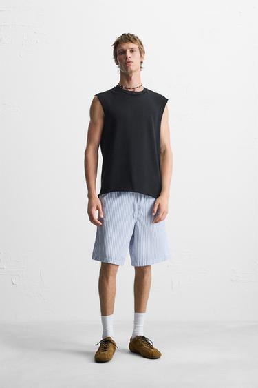 Zara Трикотажный топ без рукавов купить с доставкой.