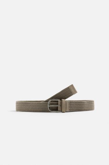 Zara Плетеный эластичный ремень купить с доставкой.