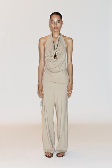 Zara Брюки с эффектом окрашивания купить с доставкой.
