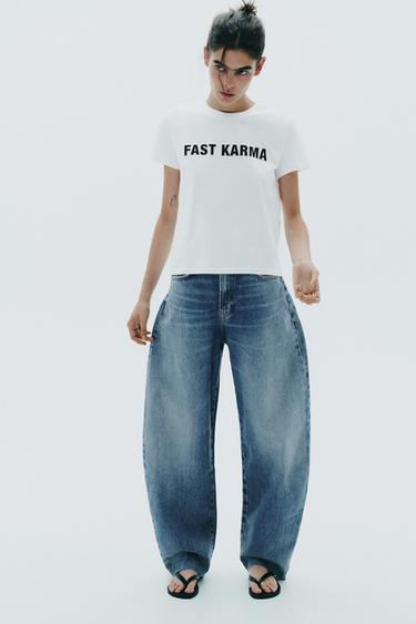 Zara Футболка с надписью купить с доставкой.