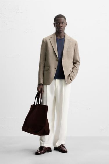 Zara Блейзер с узором «гусиная лапка» купить с доставкой.