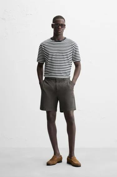 Шорты REGULAR FIT со складками