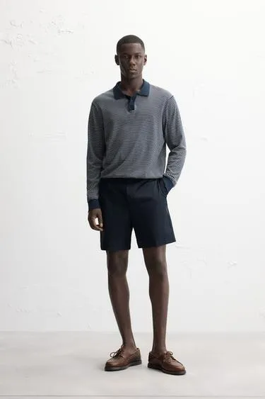 Шорты REGULAR FIT со складками