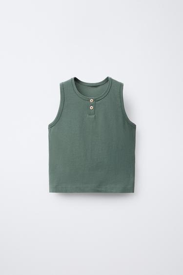 Zara Майка с пуговицами купить с доставкой.