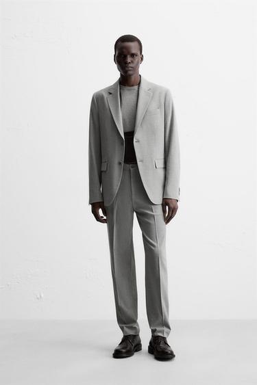 Zara Костюмные брюки из ткани с узором купить с доставкой.