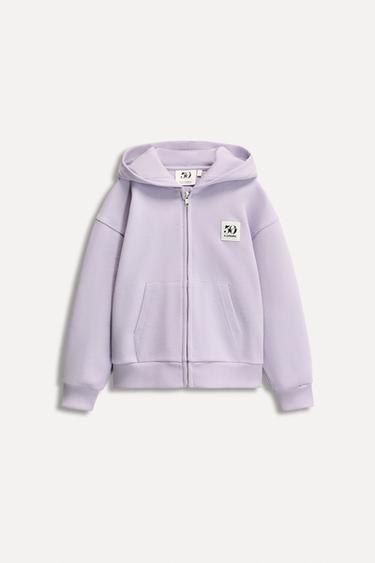 Zara 6-14 лет/толстовка на молнии с этикеткой 50TH ANNIVERSARY купить с доставкой.