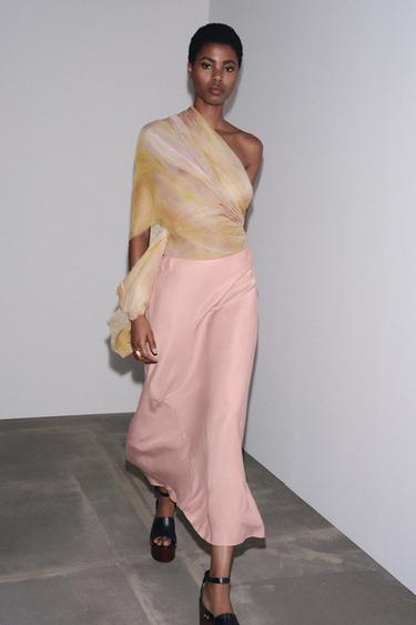 Zara Длинная юбка — ZW COLLECTION