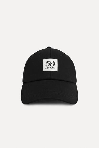 Zara Кепка с нашивкой «50TH ANNIVERSARY» купить с доставкой.