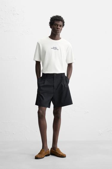 Zara Футболка с комбинированной вышивкой купить с доставкой.