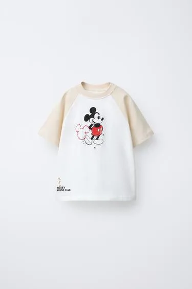 Футболка с рукавами реглан и принтом MICKEY MOUSE © DISNEY