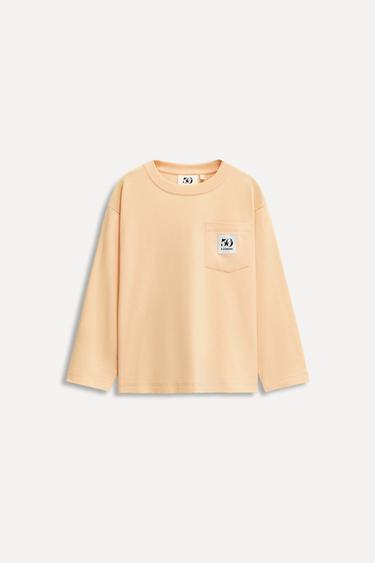 Zara 1/2–6 лет / футболка с карманом и этикеткой 50TH ANNIVERSARY купить с доставкой.