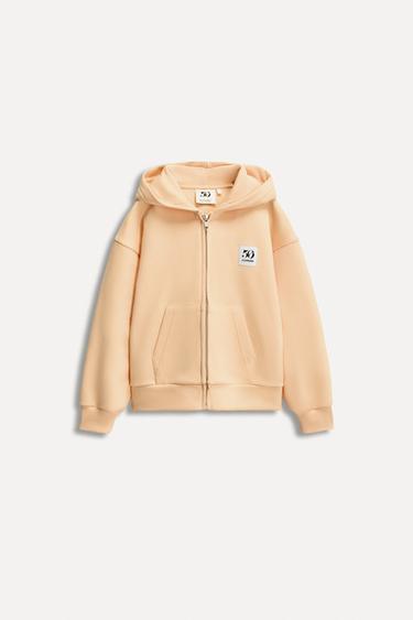 Zara 1/2-6 лет/ толстовка на молнии с этикеткой 50TH ANNIVERSARY купить с доставкой.