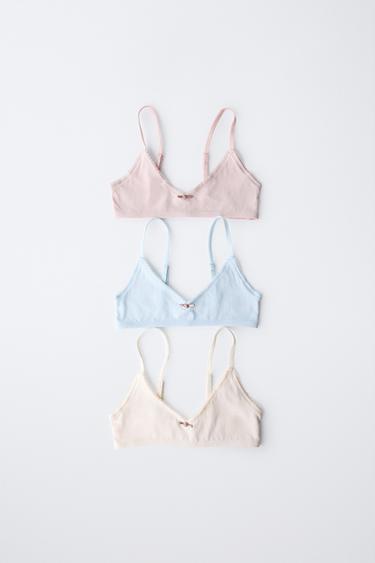 Zara 9–14 лет/ набор из трех топов с цветочным принтом купить с доставкой.