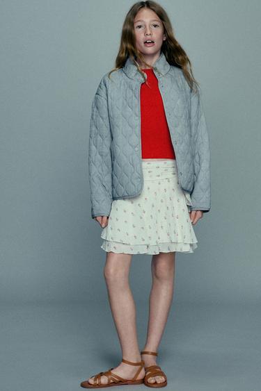 Zara Стеганая куртка купить с доставкой.