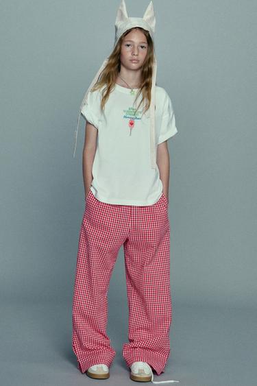 Zara Брюки в клетку виши купить с доставкой.