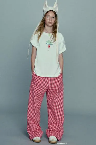Брюки в клетку GINGHAM