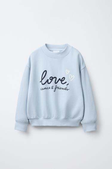 Zara Толстовка с принтом купить с доставкой.