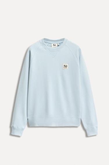 Zara Толстовка с круглым вырезом и нашивкой «50TH ANNIVERSARY» купить с доставкой.