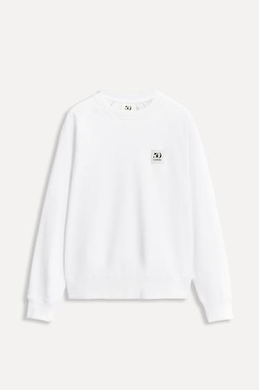 Zara Толстовка с круглым вырезом и нашивкой «50TH ANNIVERSARY» купить с доставкой.