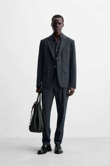 Zara Костюмный блейзер из тканевого полотна купить с доставкой.