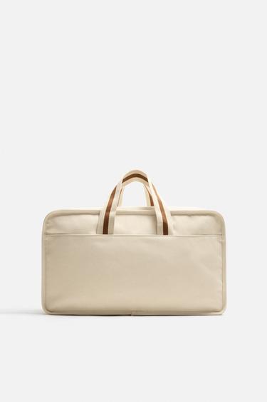 Zara Дорожная сумка с контрастом купить с доставкой.