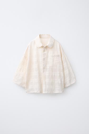 Zara Рубашка в клетку купить с доставкой.