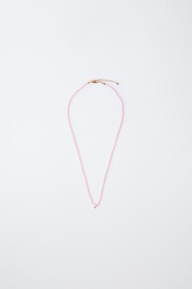 Zara Ожерелье с сердцем из кубического циркония купить с доставкой.