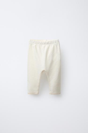 Zara Легинсы с ажурным кружевом