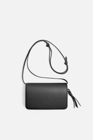Zara Однотонная сумка через плечо купить с доставкой.