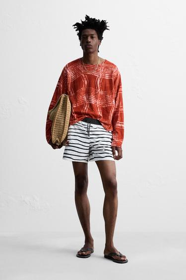 Zara Трикотажный джемпер с графическим принтом © OTIS KWAME KYE QUAICOE купить с доставкой.