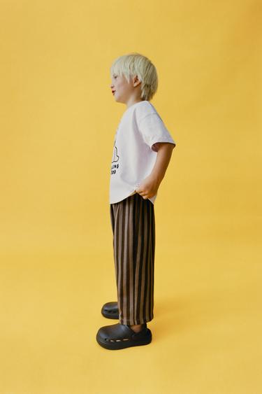 Zara Прямые брюки в полоску купить с доставкой.