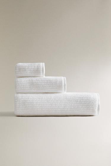 Zara Полотенце для ванны с ребристой текстурой
