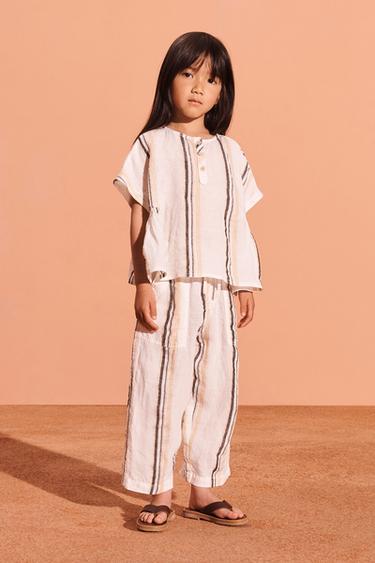 Zara Брюки со строчным принтом