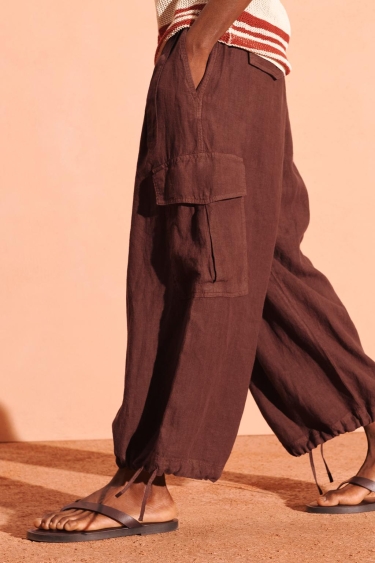 Zara Льняные брюки