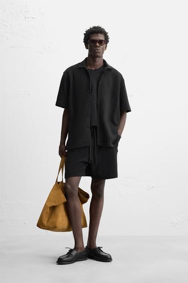 Zara Шорты из жаккардовой ткани купить с доставкой.