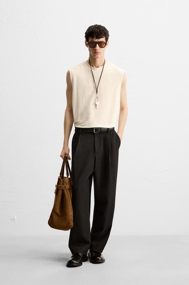 Zara Топ из 100% льна