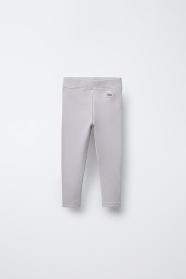 Zara Легинсы в рубчик с нашивкой купить с доставкой.