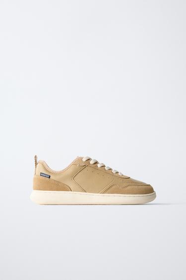 Zara Кожаные кроссовки BAREFOOT