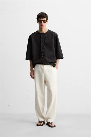 Zara Рубашка-поло RELAXED FIT купить с доставкой.