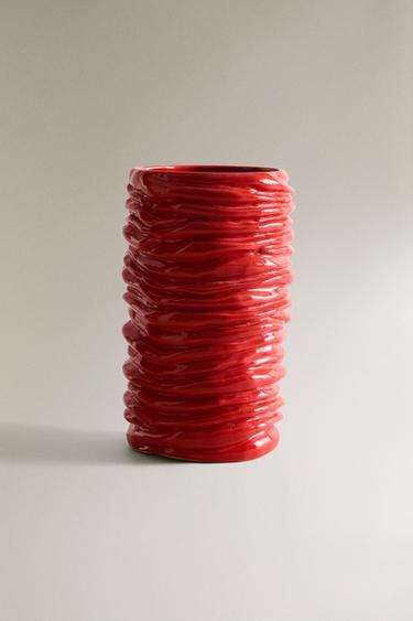 Zara Волновая керамическая ваза X COLLAGERIE