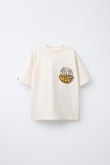 Zara Футболка с рельефным текстом купить с доставкой.