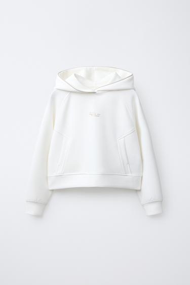Zara Толстовка с текстом из модала купить с доставкой.