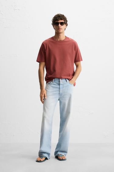 Zara Базовая футболка MEDIUM WEIGHT