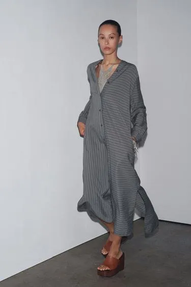 Платье-рубашка в полоску — ZW COLLECTION