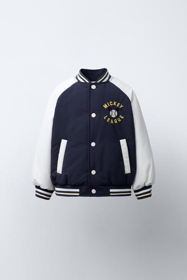 Zara Непромокаемый бомбер VARSITY MICKEY MOUSE © DISNEY